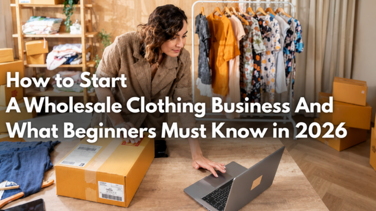 Beginner starting a wholesale clothing business by managing clothing stock and packaging orders in 2026