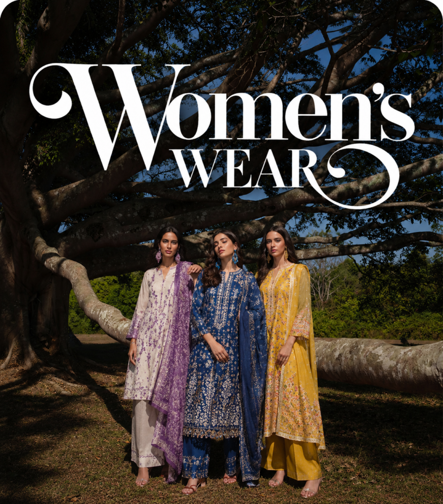 Women's wear fashion trends in Kerala 2026 featuring stylish ethnic kurtis and festive collections for Kerala retailers by Bombay Collection.